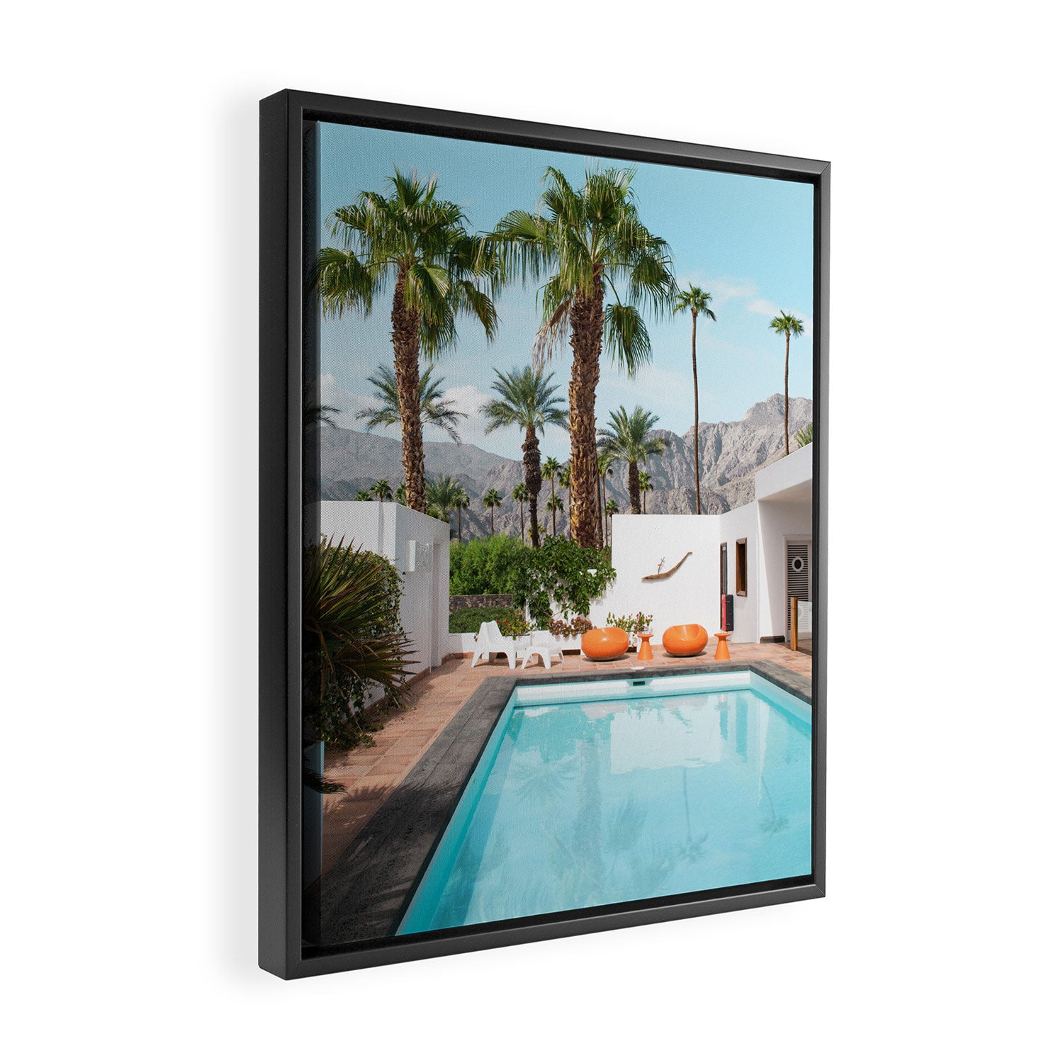Palm Springs Mood Framed Canvas Print Gallery Image 2