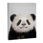 Panda Bear - Colorful Canvas Print Gallery Image 8