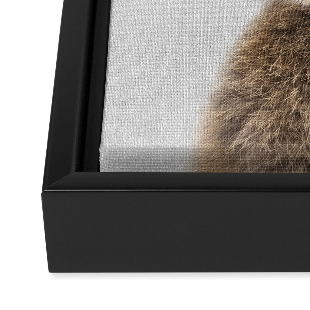 Rabbit - Colorful Framed Canvas Print Gallery Image 3