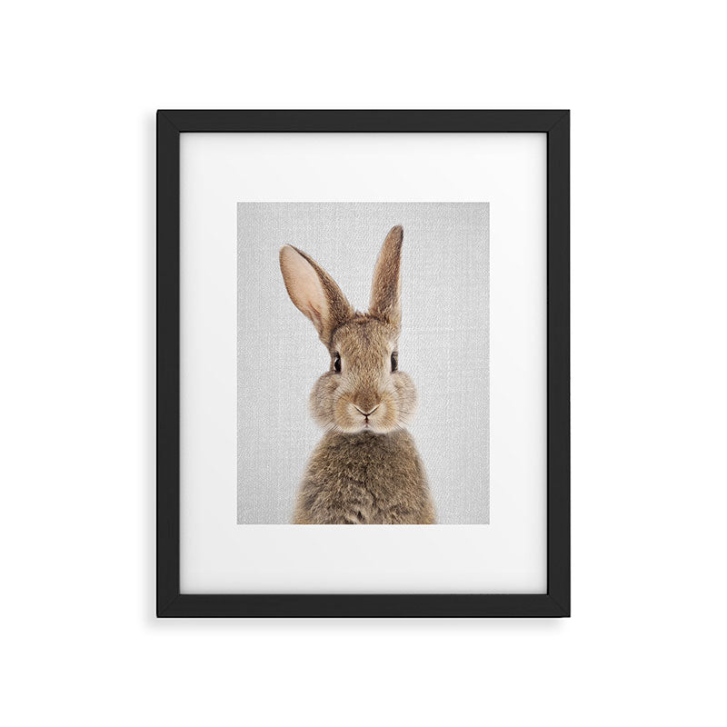Rabbit - Colorful Framed Art Print Gallery Image 4