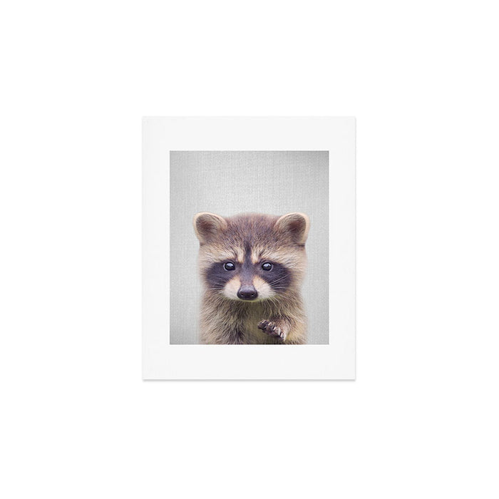 Raccoon - Colorful Art Print Gallery Image 1