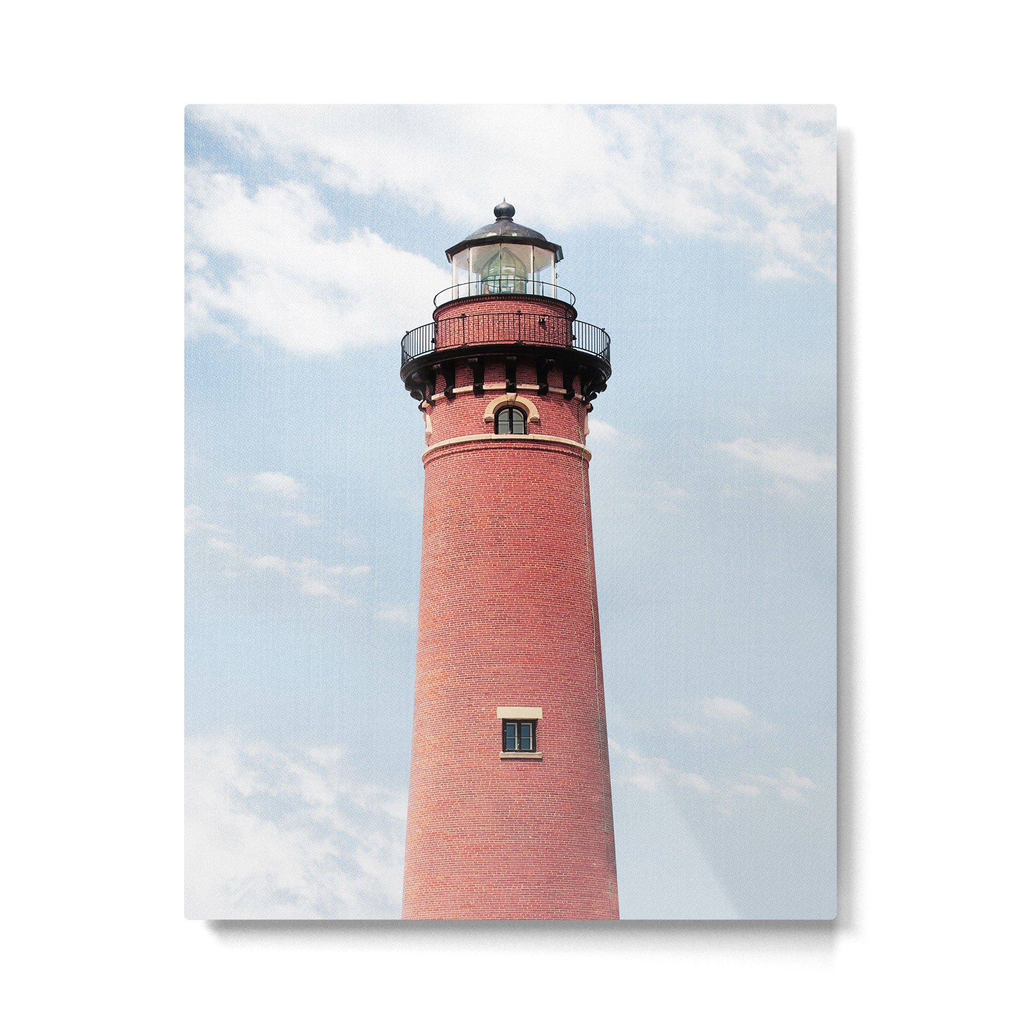Red Lighthouse Metal Print Gallery Image 4