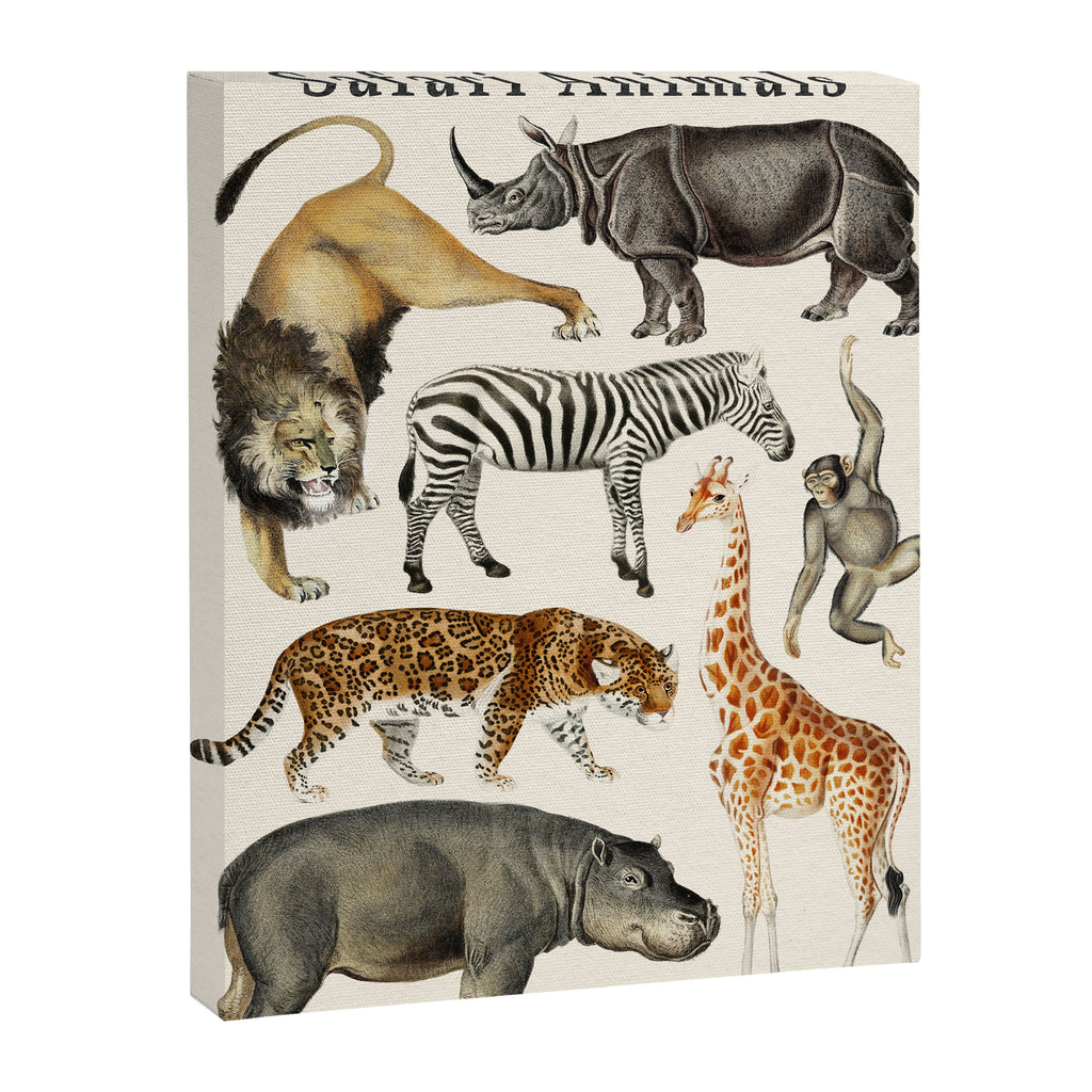 Safari Animals Collection Canvas Print Gallery Image 6