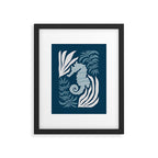 Seahorse Nest - Dark Framed Art Print Gallery Image 5