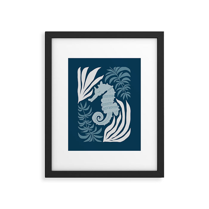 Seahorse Nest - Dark Framed Art Print Gallery Image 1