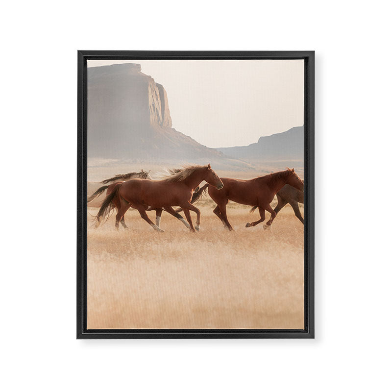 Southwest Horses Framed Canvas Print Gallery Image 6