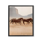 Southwest Horses Framed Canvas Print Gallery Image 6