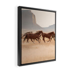 Southwest Horses Framed Canvas Print Gallery Image 2