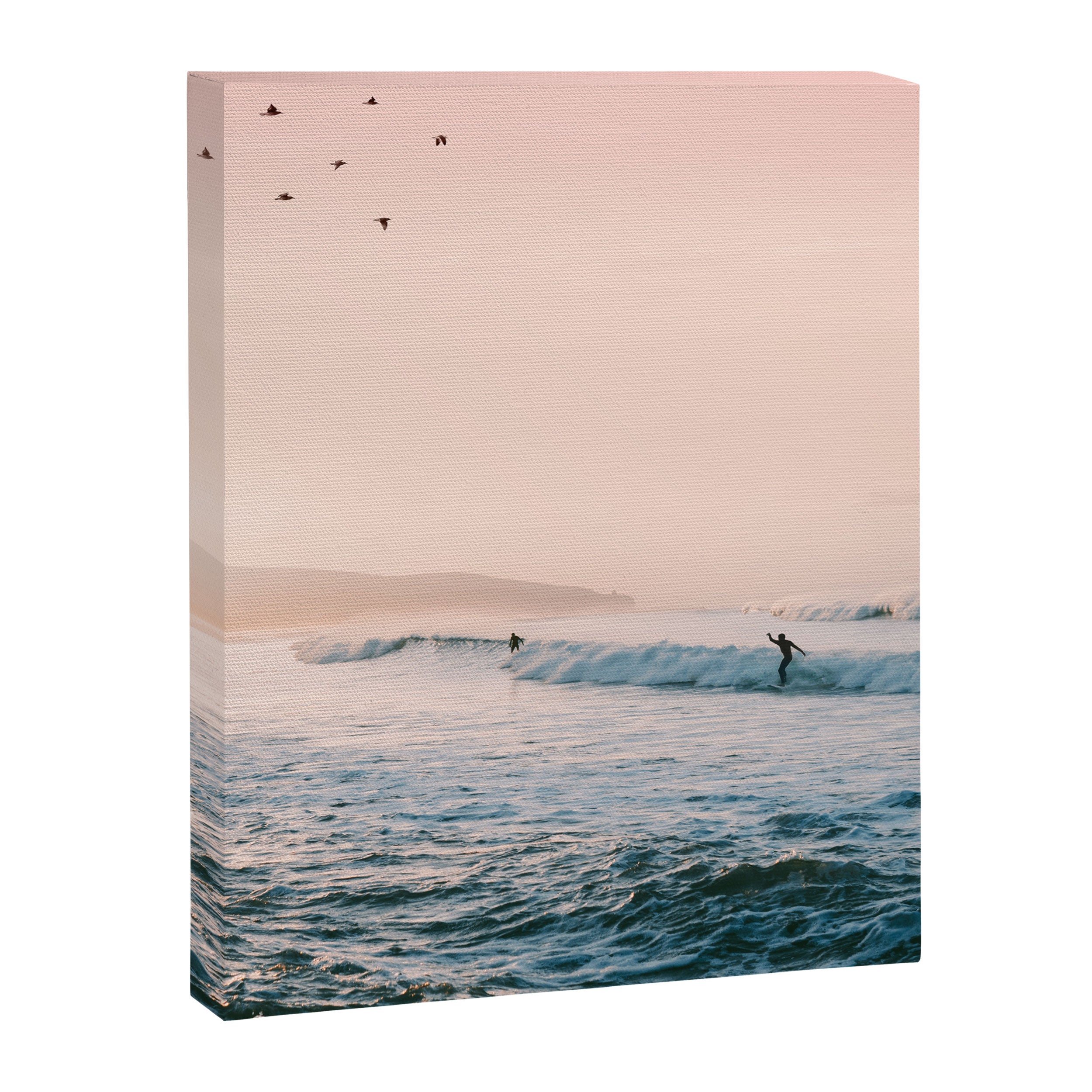 Sunset Surf Canvas Print Gallery Image 6