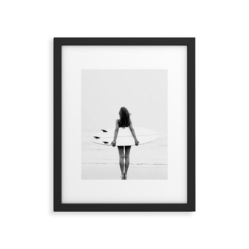 Surf Girl Framed Art Print Gallery Image 5