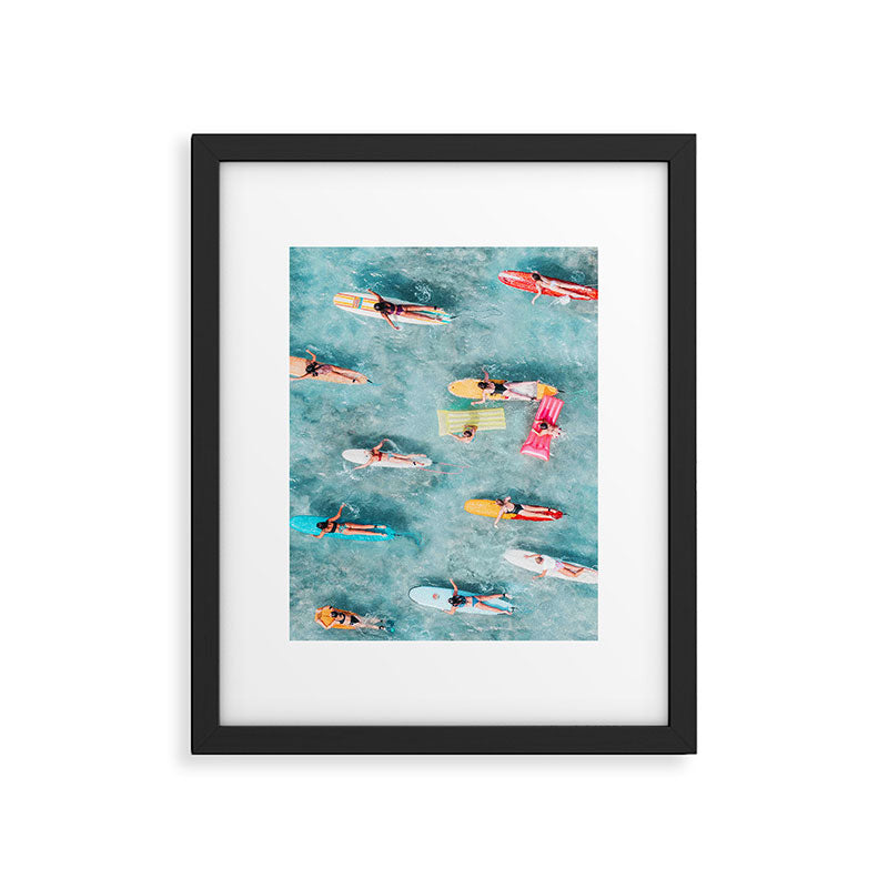 Surf Sisters Framed Art Print Gallery Image 5