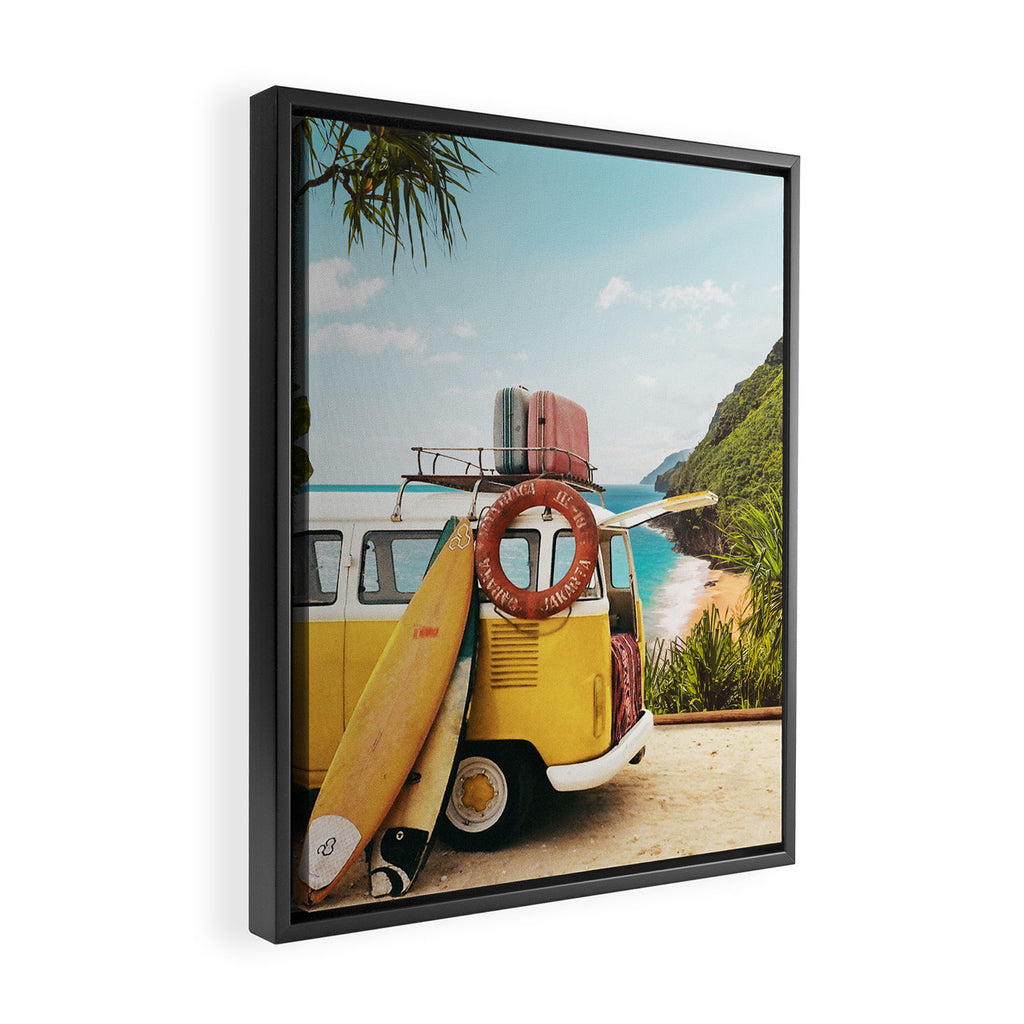 Surf Trip Framed Canvas Print Gallery Image 2
