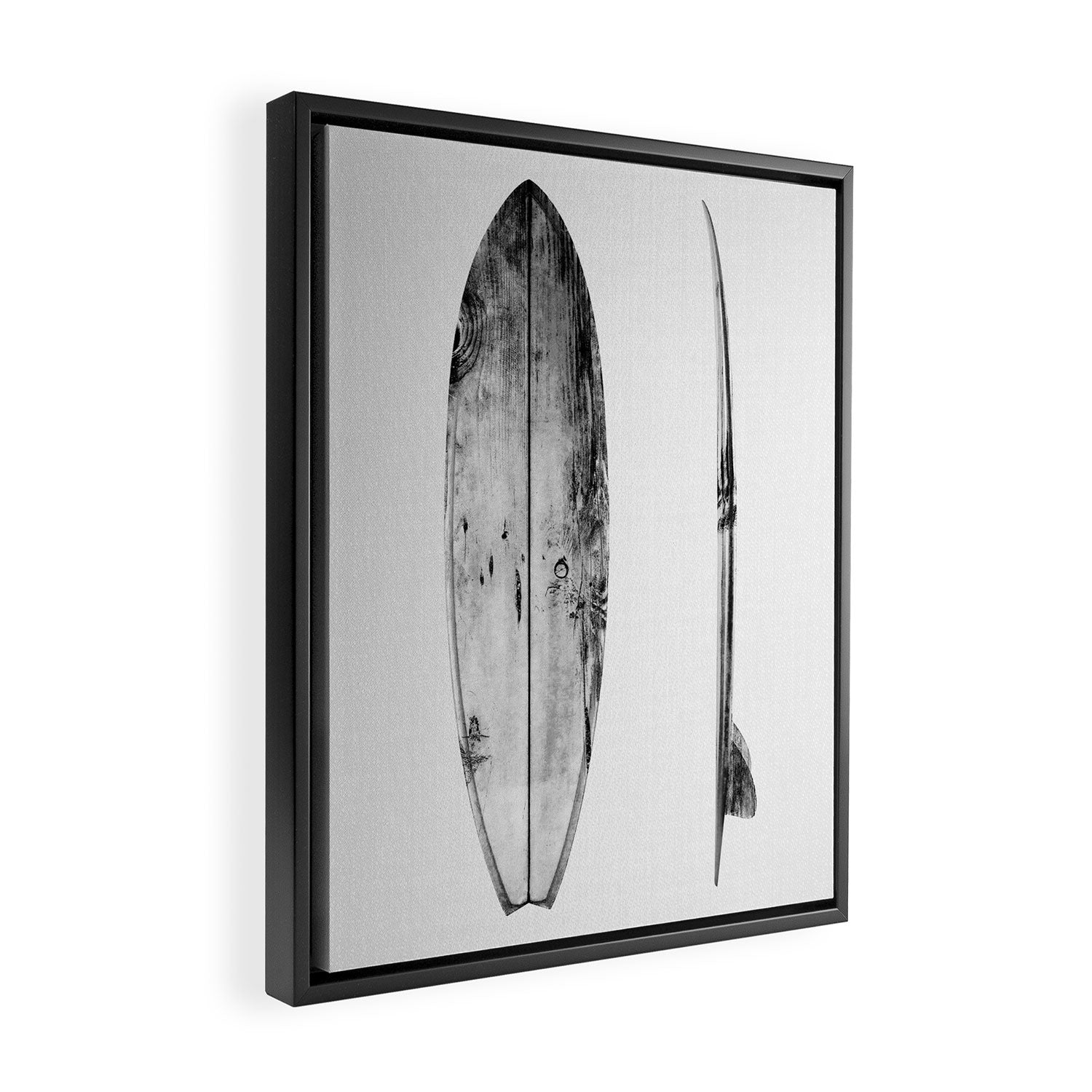 Surfboard Framed Canvas Print Gallery Image 2