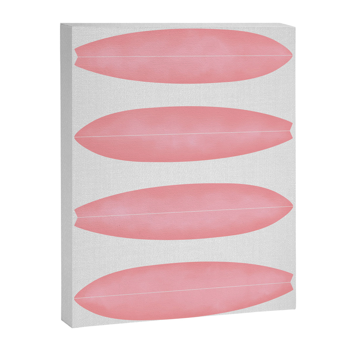 Surfboards in Pink Canvas Print Gallery Image 6