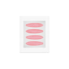 Surfboards in Pink Art Print Gallery Image 1