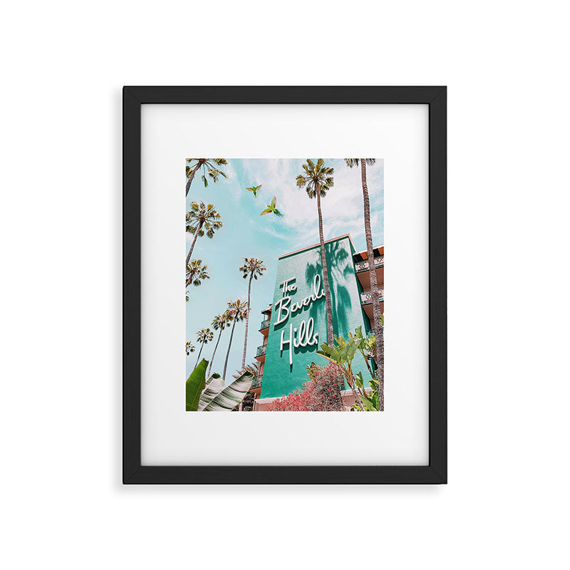 The Beverly Hills Hotel Framed Art Print Gallery Image 5