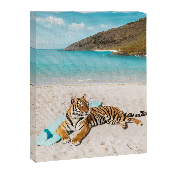 Tiger's Surf Beach Canvas Print Gallery Image 1