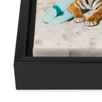 Tiger's Surf Beach Framed Canvas Print Gallery Image 3