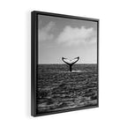 Whale Tail Framed Canvas Print Gallery Image 2