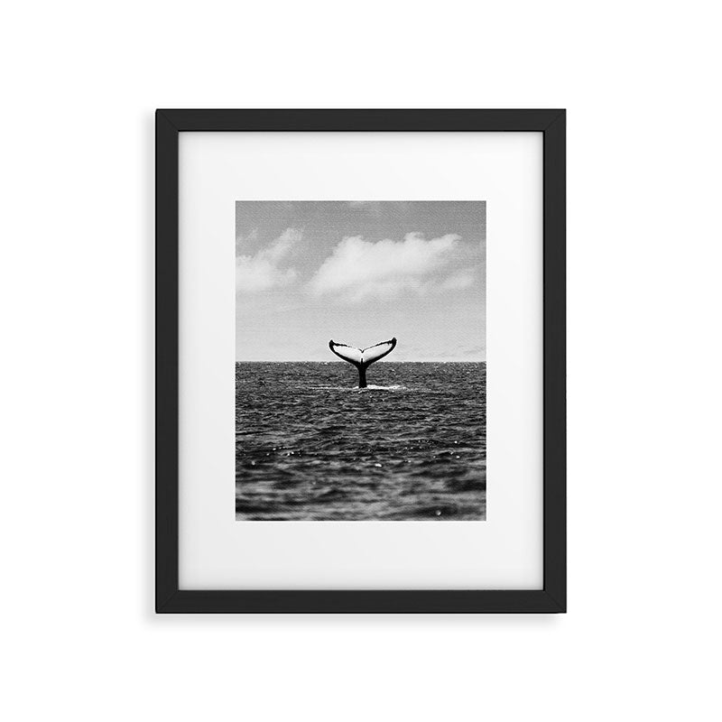Whale Tail Framed Art Print Gallery Image 4