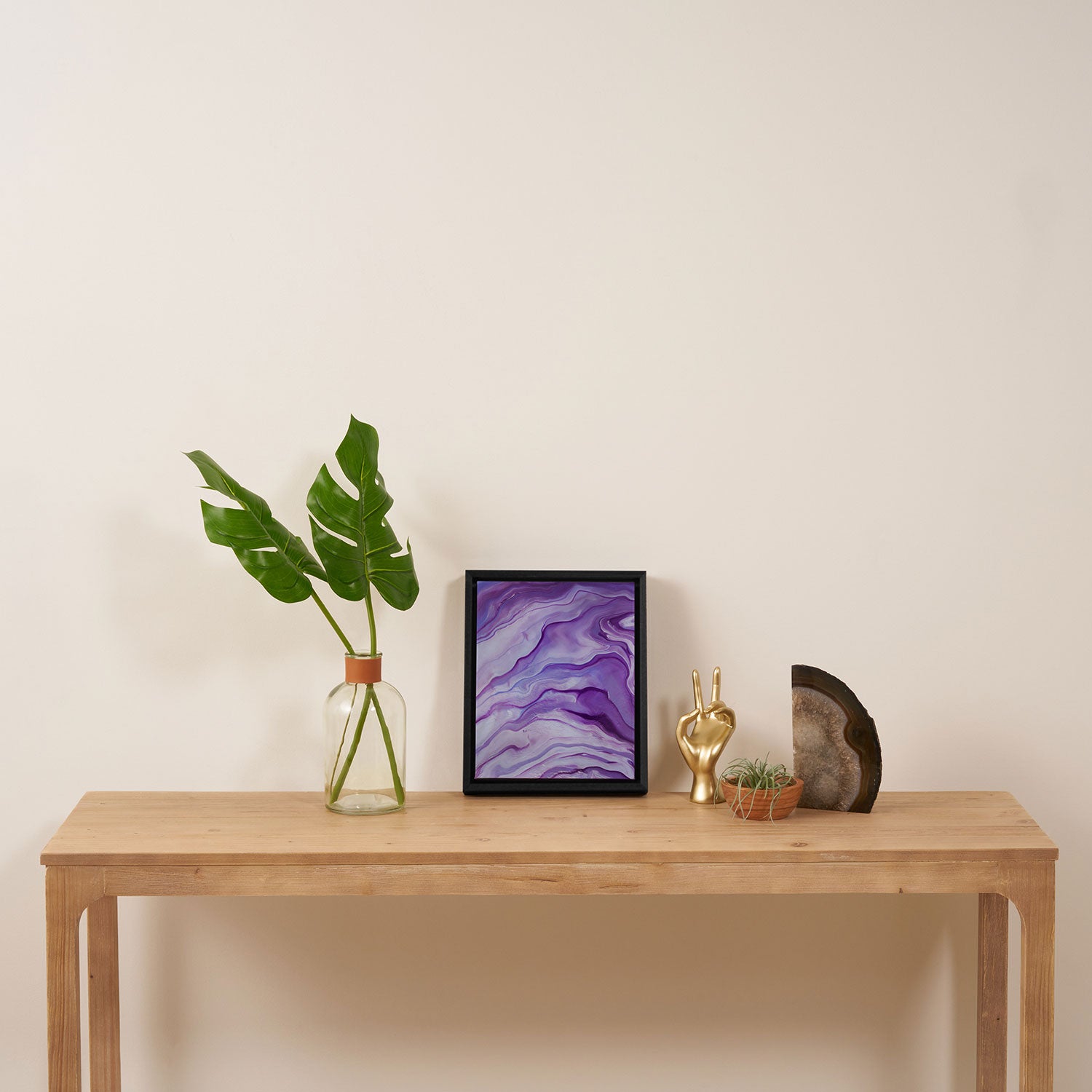 Amethyst Framed Canvas Print Gallery Image 4