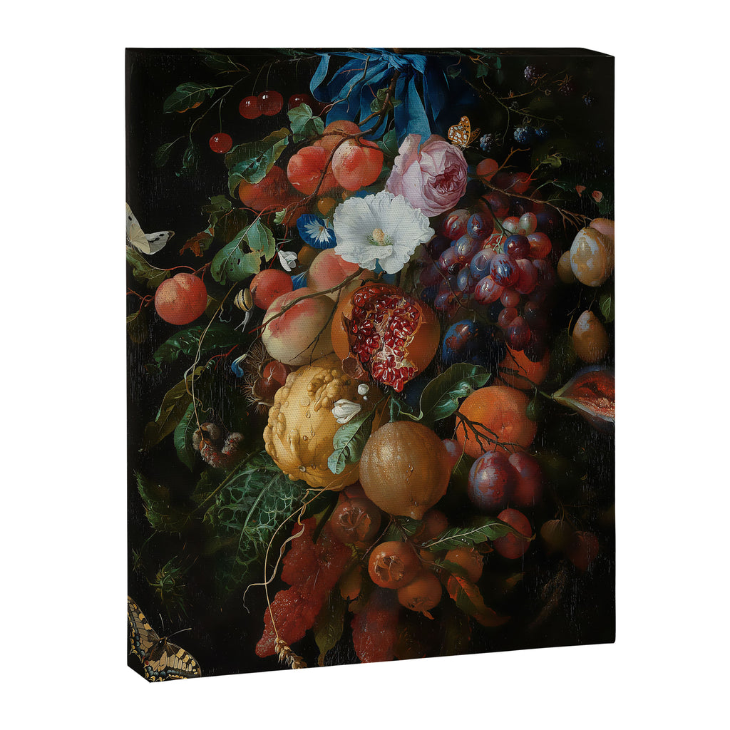 Antique Botanical IV [antique painting remixed] Canvas Print Gallery Image 6