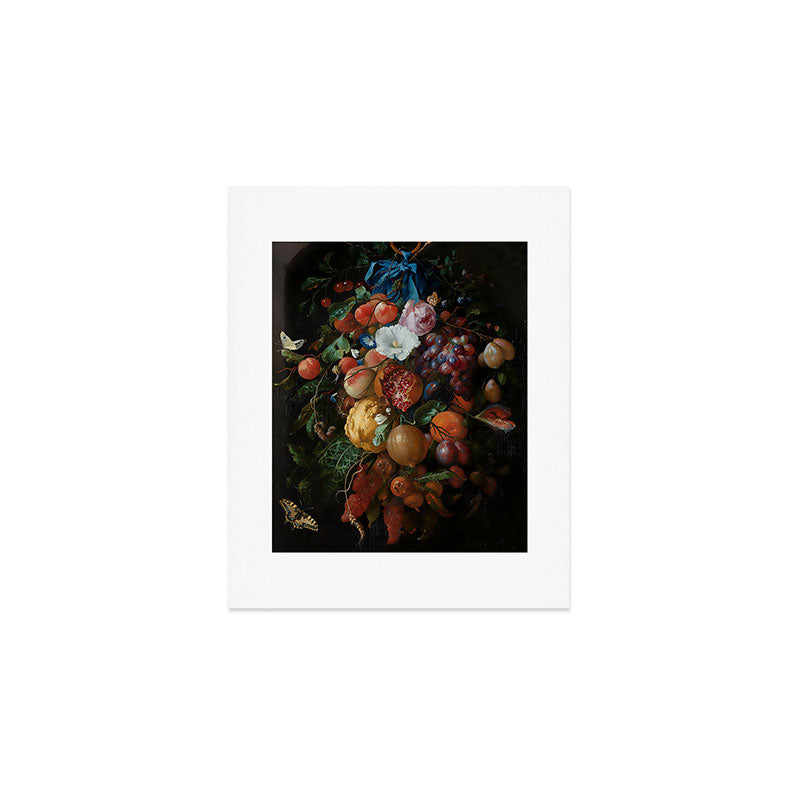 Antique Botanical IV [antique painting remixed] Art Print Gallery Image 1