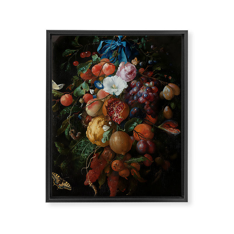 Antique Botanical IV [antique painting remixed] Framed Canvas Print Gallery Image 6