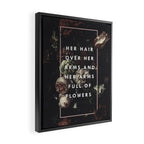 Arms Full Of Flowers Framed Canvas Print Gallery Image 2