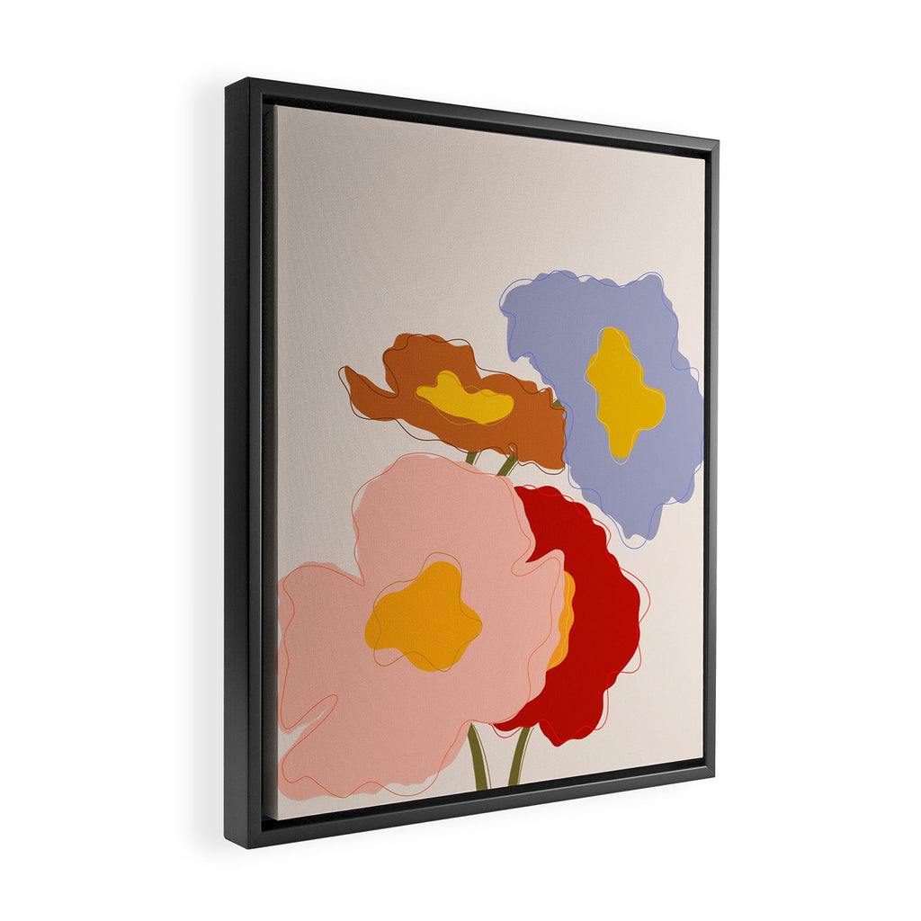 Bouquet I Framed Canvas Print Gallery Image 2
