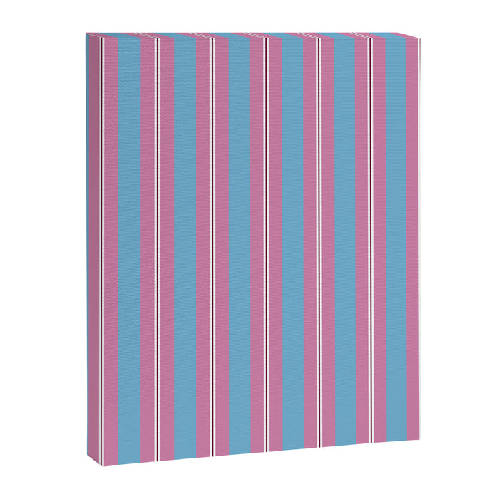 Bubblegum Stripes Canvas Print Gallery Image 1