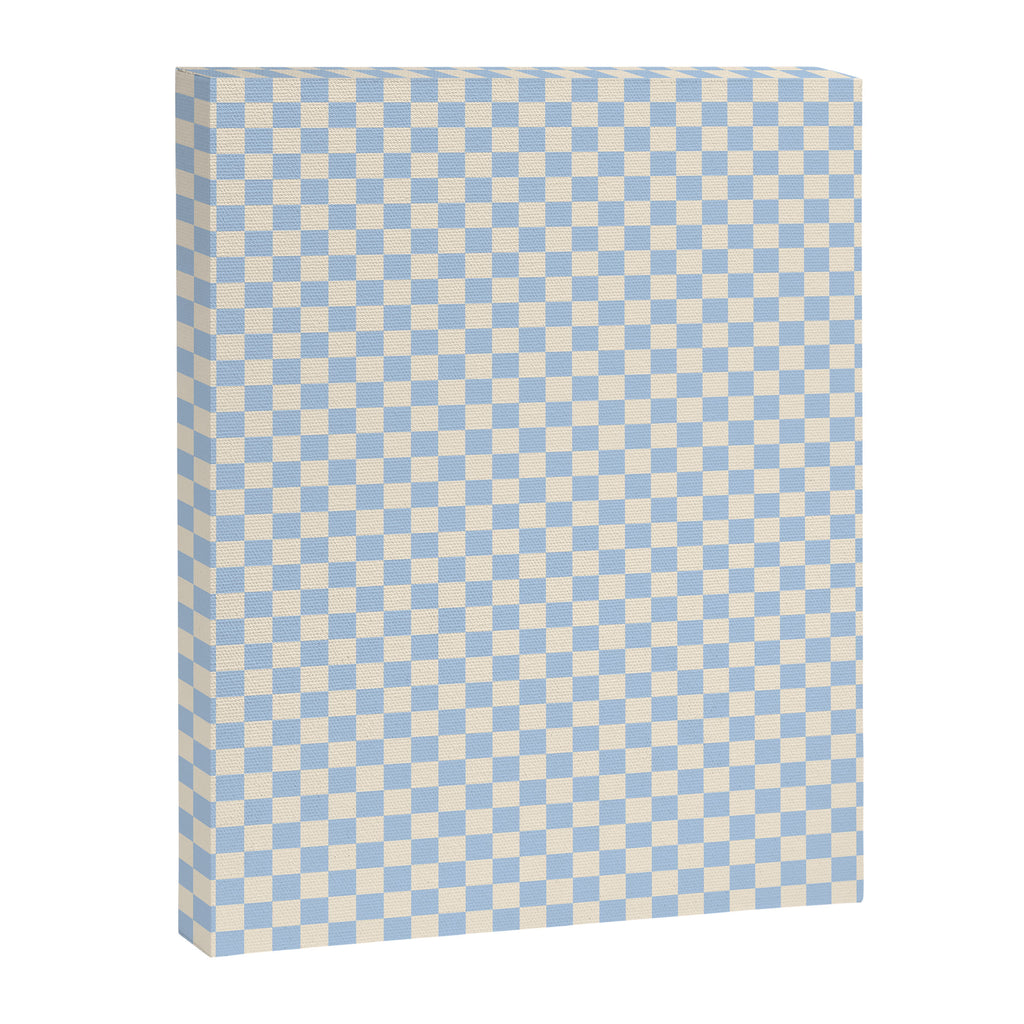Check II - Baby Blue â Checkerboard Print Canvas Print Gallery Image 8