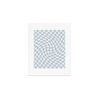 Check - Baby Blue Twist â Checkerboard Print Art Print Gallery Image 1