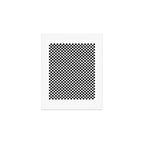 Check VIII - Black â Checkerboard Print Art Print Gallery Image 1