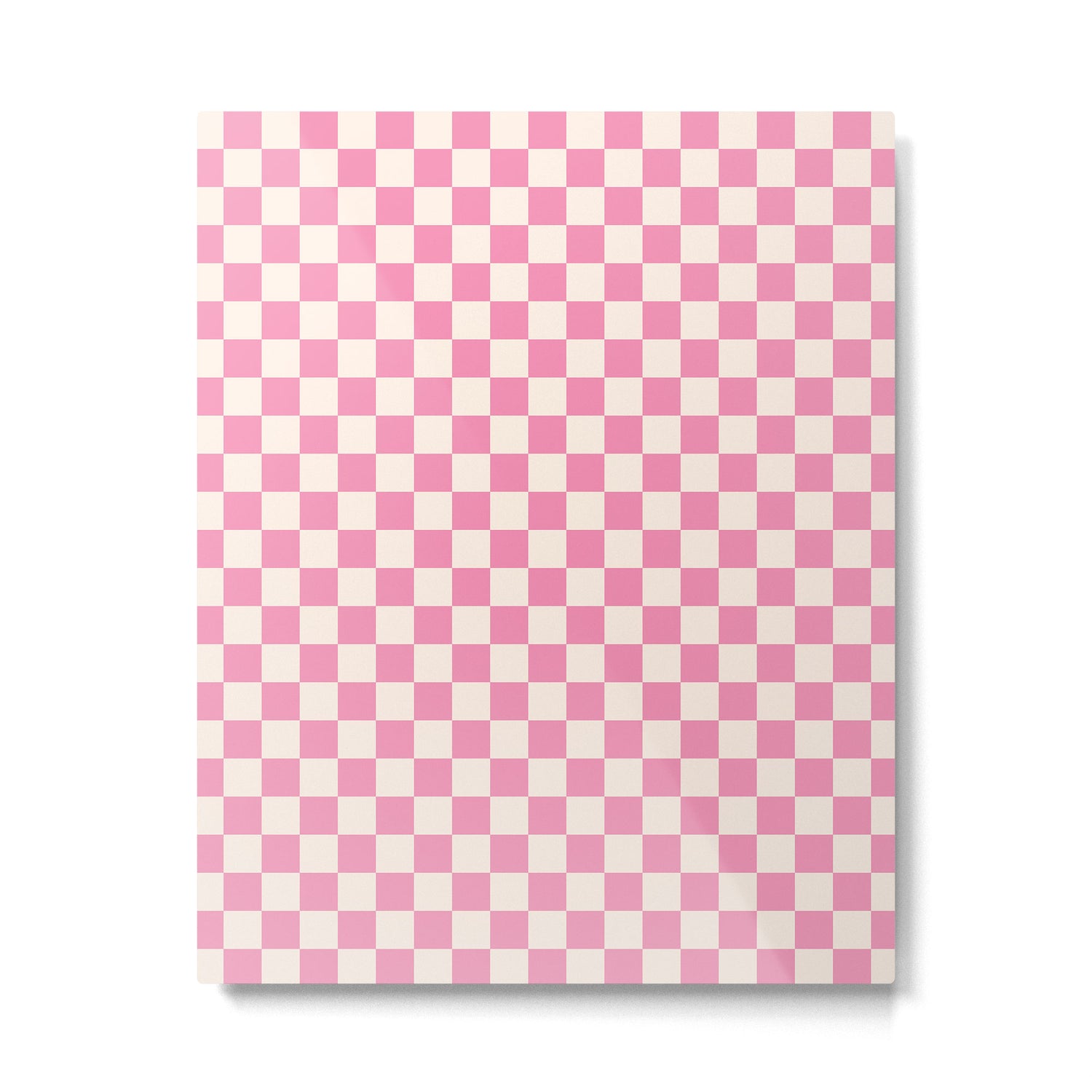 Checked - Bubblegum Metal Print Gallery Image 6