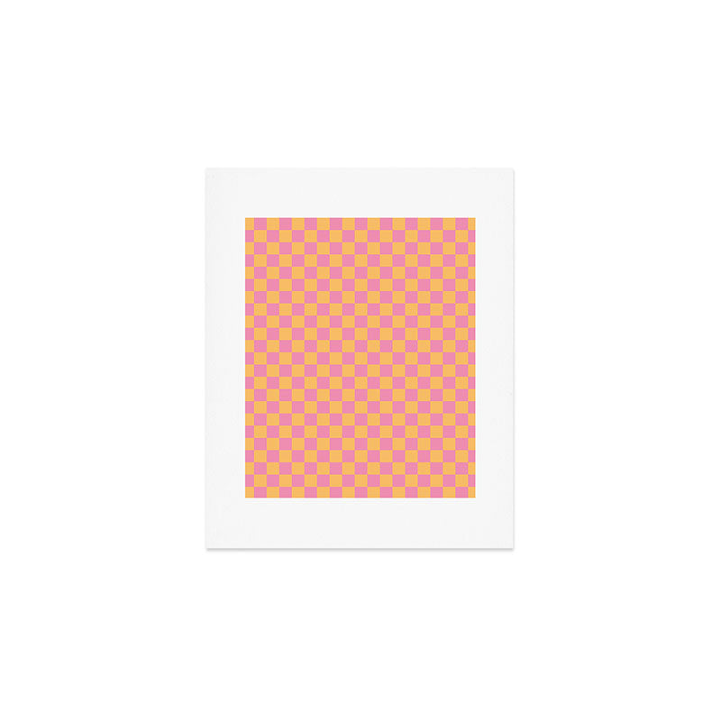 Checked Print - Jelly Art Print Gallery Image 1