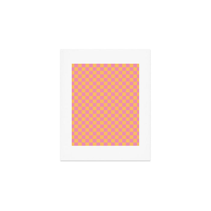 Checked Print - Jelly Art Print Gallery Image 1