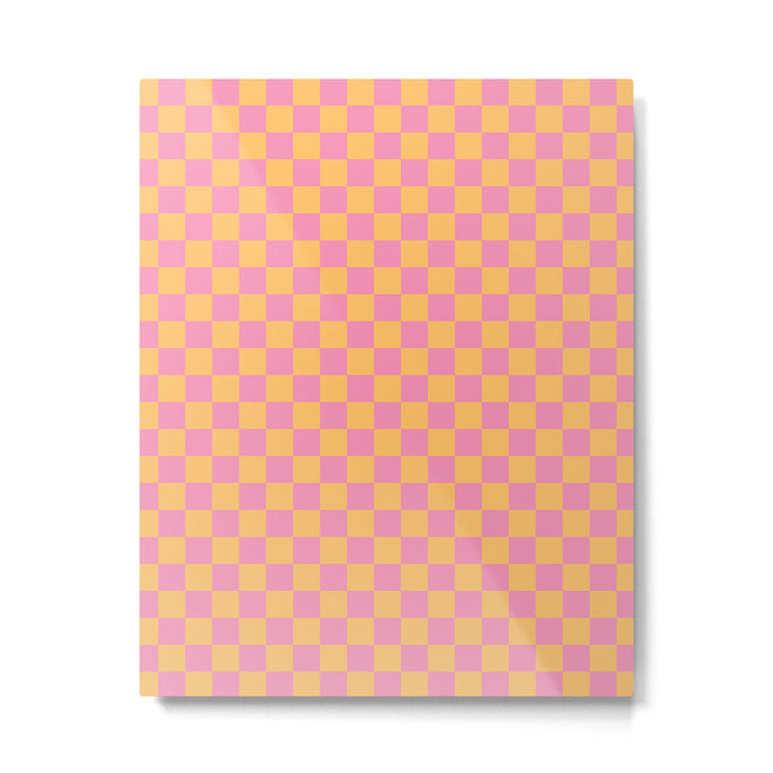 Checked Print - Jelly Metal Print Gallery Image 1