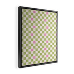 Checked - Strawberries And Mint Framed Canvas Print Gallery Image 2