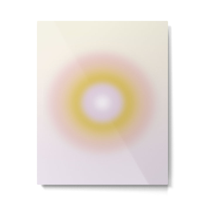 Close Your Eyes - Gradient Metal Print Gallery Image 1