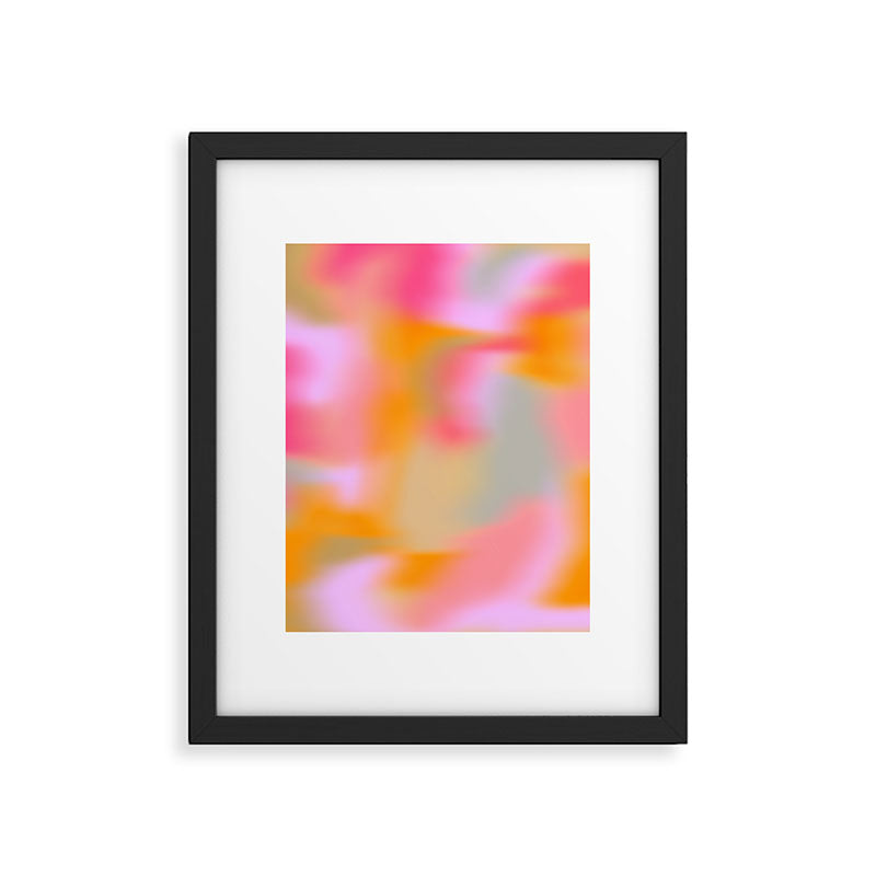 Cloud Color - Pink Framed Art Print Gallery Image 5