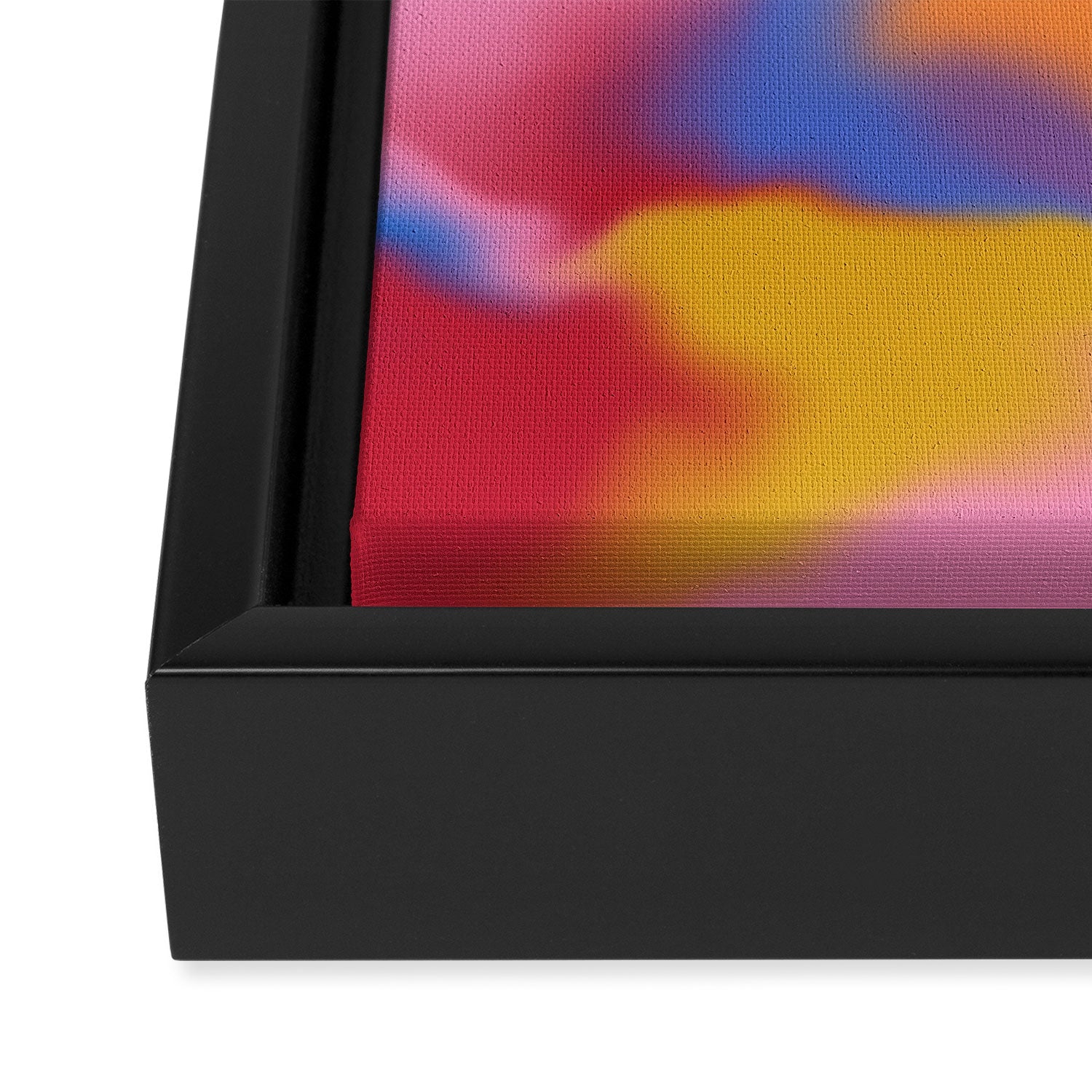 Cloud Color - Rainbow Framed Canvas Print Gallery Image 3