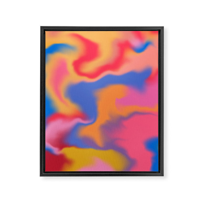 Cloud Color - Rainbow Framed Canvas Print Gallery Image 6