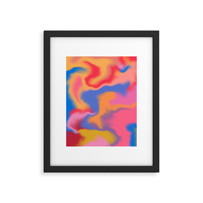 Cloud Color - Rainbow Framed Art Print Gallery Image 5