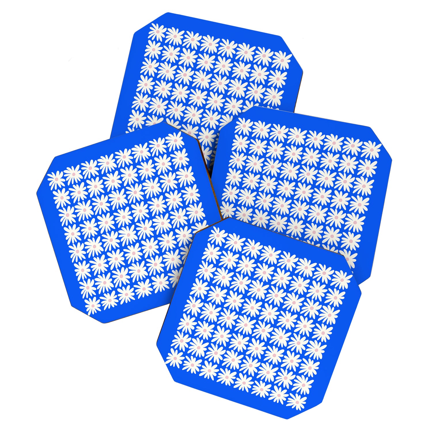 Daisies in Blue Coaster Gallery Image 1