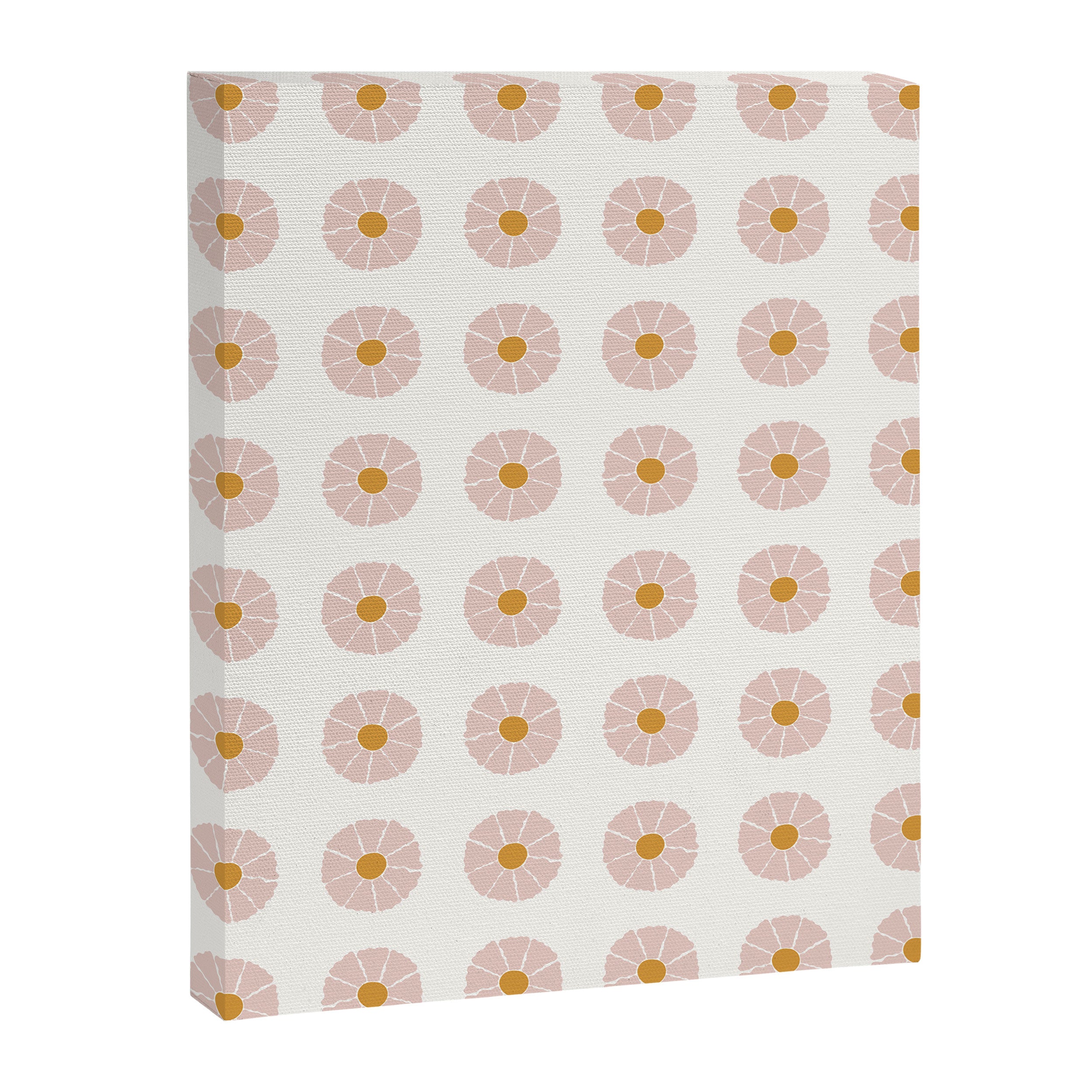 Daisies [Off White] Canvas Print Gallery Image 6