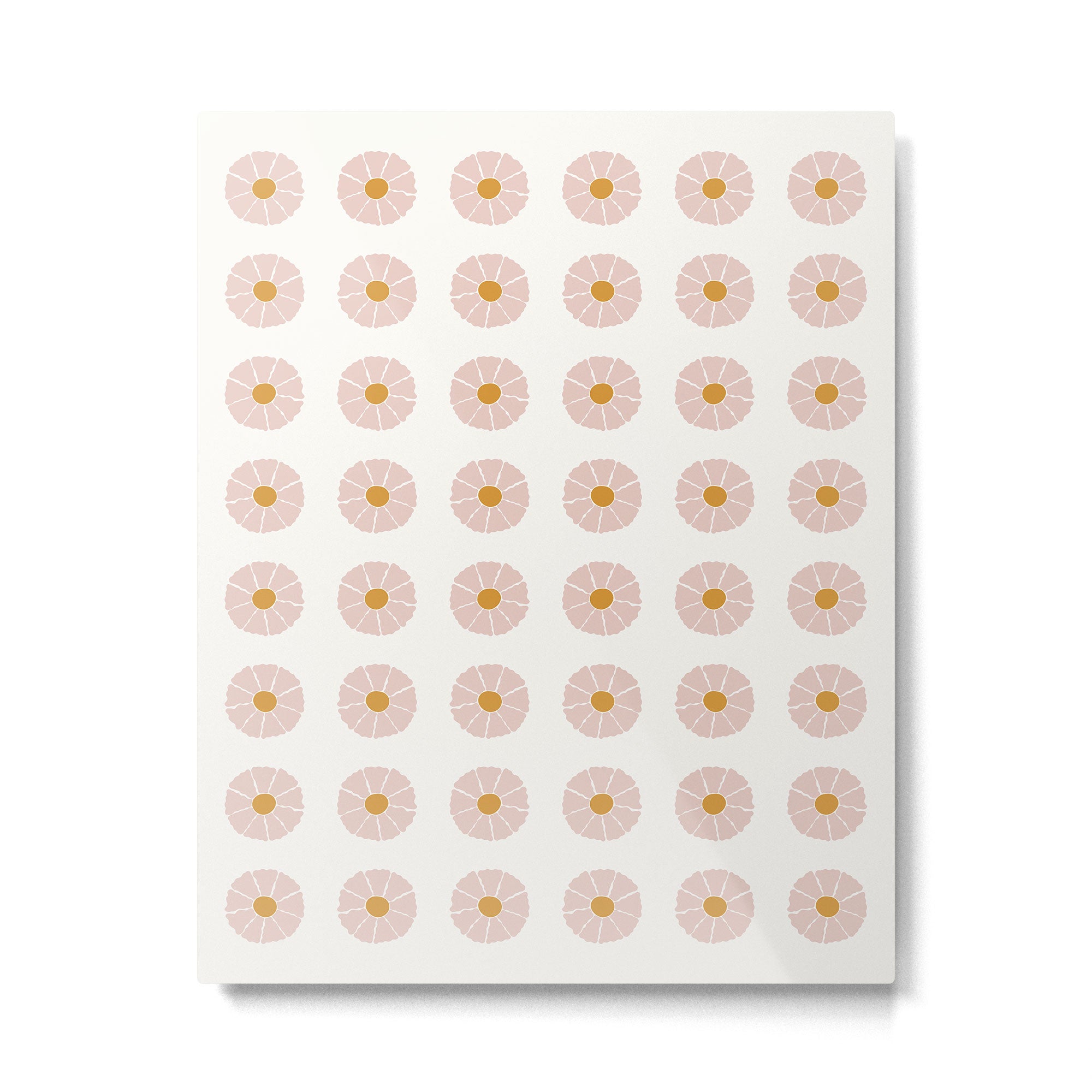 Daisies [Off White] Metal Print Gallery Image 4