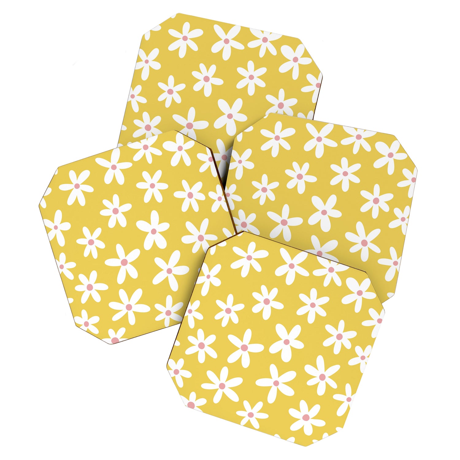 Daisies -- Yellow Coaster Gallery Image 1