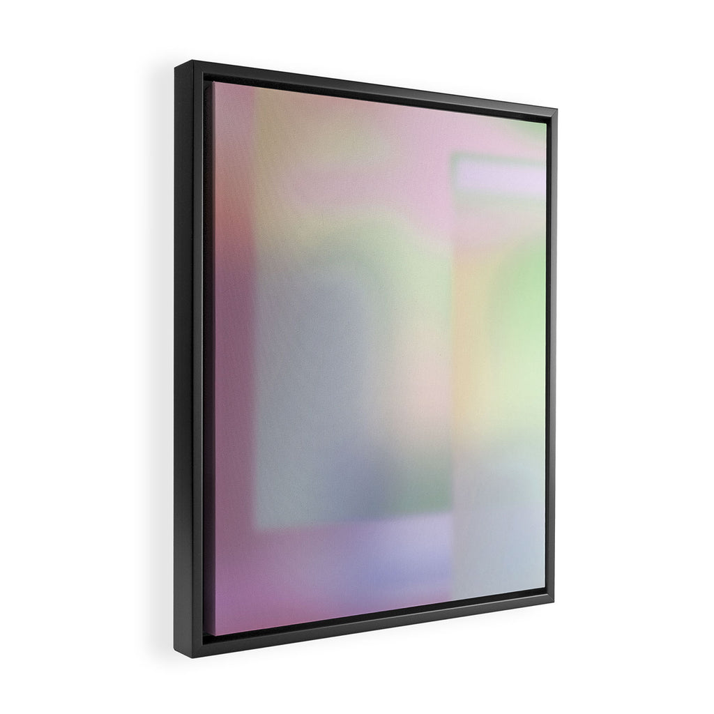 Dimension II - Gradient Framed Canvas Print Gallery Image 2