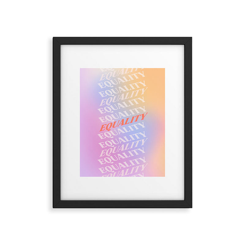 Equality Framed Art Print Gallery Image 5